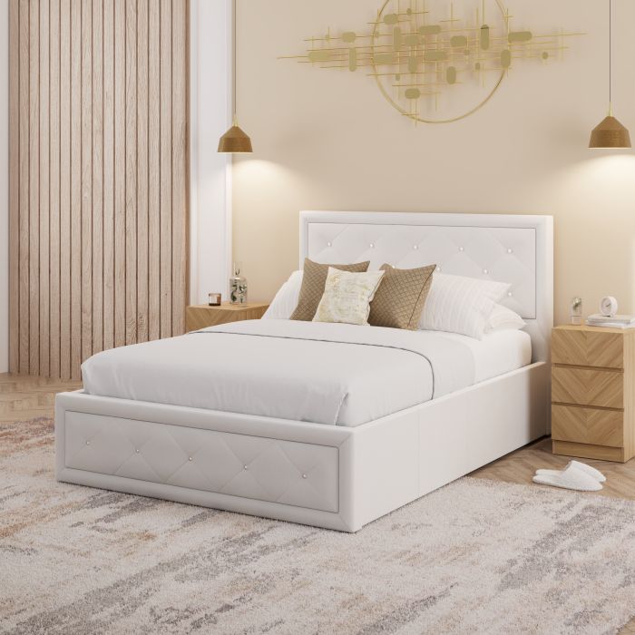 Hollywood 135cm Gas Lift White